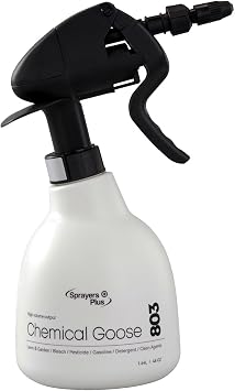Sprayers Plus 803 Handheld Trigger Chemical Sprayer, Viton & Specialized Seals, Long Reach Cleaning for Lawn and Garden,Bleach Safe with 316 Stainless Steel Spring,General Purpose,1.44Litres