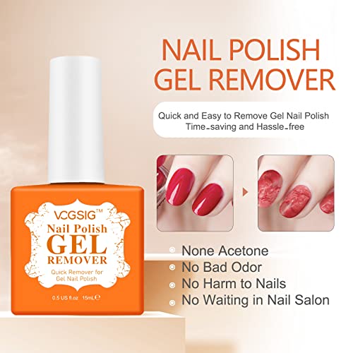 Foto von Nail Polish Remover, GelNagel Entferner Einfach zu entfernende Gel-Nägel, Gel-Nagellack-Entferner Einweichen, Schnell Nagellack-Entferner Ohne Einweichen - 2PC