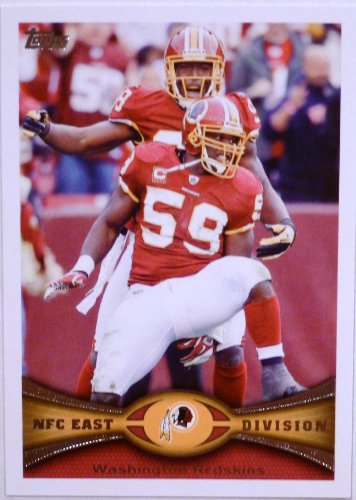 2012 Topps #391 Washington Redskins Team Trading Card In A Protective Case - Washington Redskins #TOP10