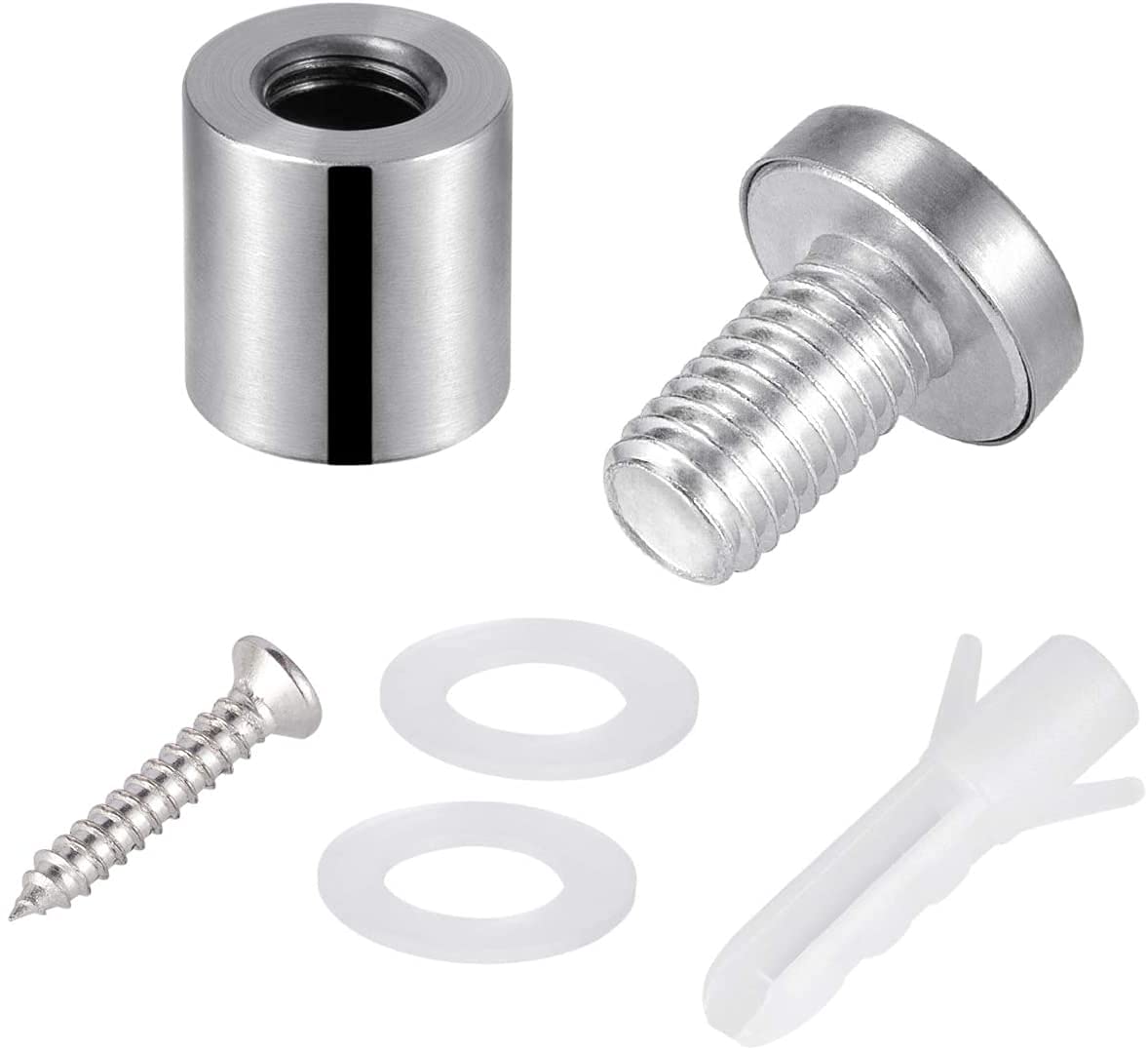 Stainless Steel Sign Standoff Screws - 48 Pack -3 Stainless Steel Sign Standoff Screws - 48 Pack -3