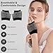 2 Pairs Stylish Stretchy Short Fishnet Gloves, Breathable Fashionable Mesh Gloves, Black Fingerless Alluring Comfortable for Women, Halloween, Cosplay and Party