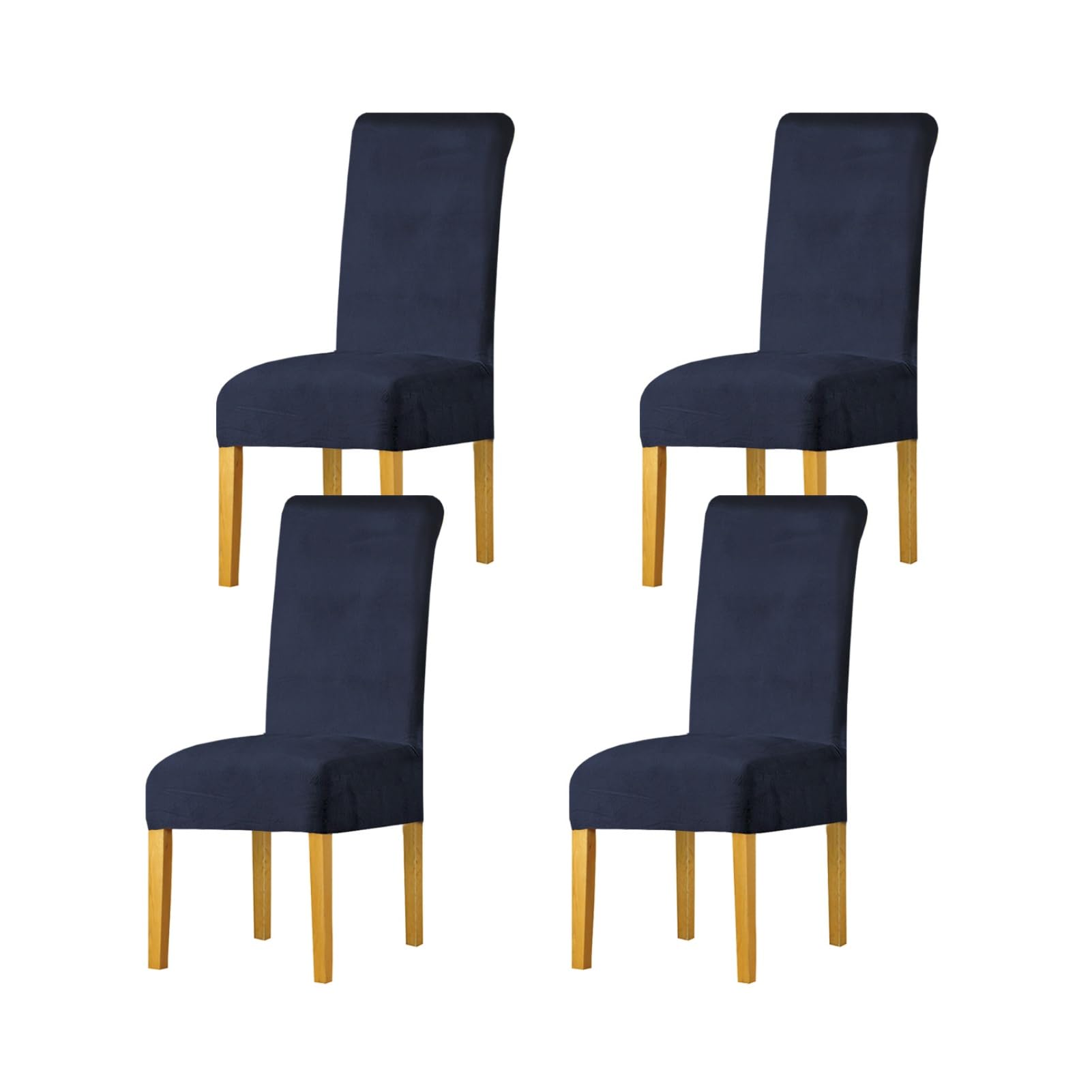 Housse de chaise universelle élastique lot de 6 pour salle à manger et cuisine facile à nettoyer