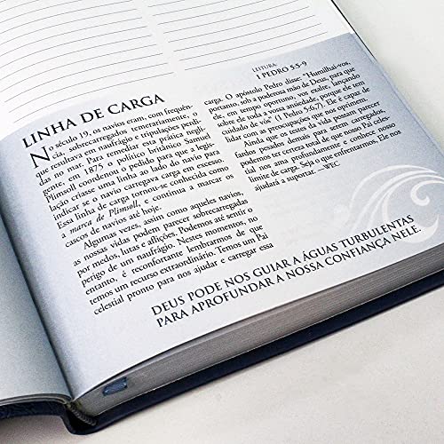 Diário de Oração - Confiança Luxo - Couro
