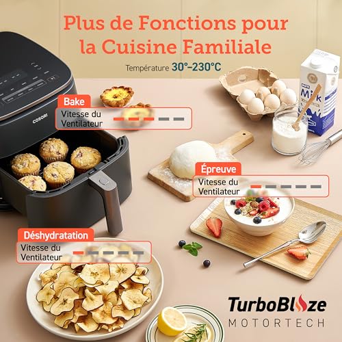 COSORI TurboBlaze 9 en 1 — Friteuse 6L