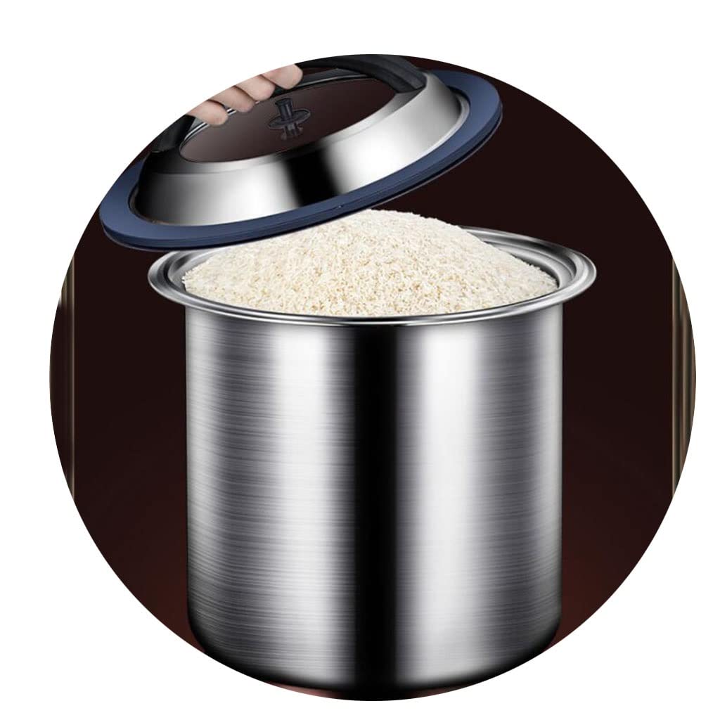 Contenedor de maíz y harina con barril sellado de arroz espeso para conservar alimentos frescos
