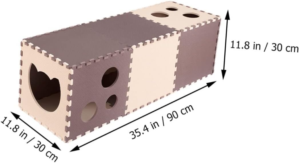 TOYANDONA 1set Cat Tunnel Playset Wear-Resistant Kitten Accessory Indoor Fun Hideaway for Lightweight and Space-Saving Design Cozy Nest for Play and Rest