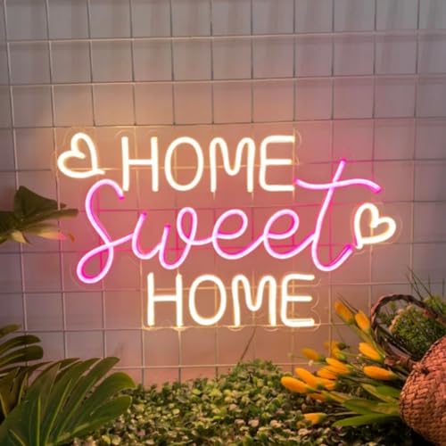 Image of LED Neon Sign Night Light for Wall Party Decor Bedroom Room Bar Wedding Home Birthday Art Decoration Christmas with USB Chain Light modulator 5v 16.5 inch*9.1 inch