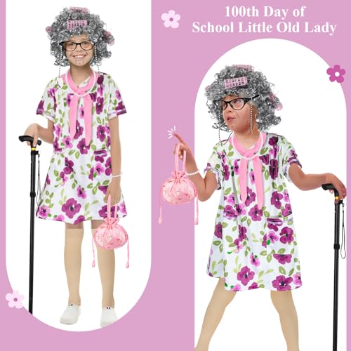 Disfraz de Abuelita para Niñas 8-10 Años miniatura 6