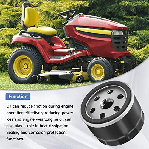 Jcklw 49065-7007 Oil Filter Compatible With Kawasaki Fr651V Fr691V Fr730V Fr541V Fr600V Fx600V Fs730 Fb460 Fx481V 4 Cycle Engine Lawn Mower Replaces 49065-0721 492932 492932S 28 050 01-S #TOP5