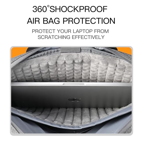 Laptop Case Bag with 360°Protective Air Bag, Computer Shoulder Carrying Briefcase for 15-16 Inch Laptop2