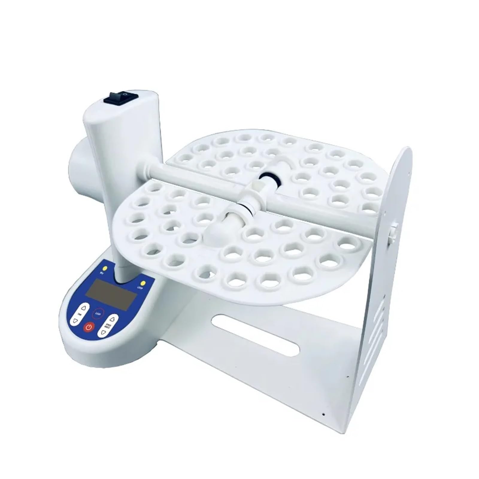 Labor-Wippschüttler, Laborausrüstung Kontinuierlicher/zeitgesteuerter Betrieb 10-40 U/min Labor-Multitube-Rollenschüttler 3D-Rotationsmischer for PCR-Röhrchen
