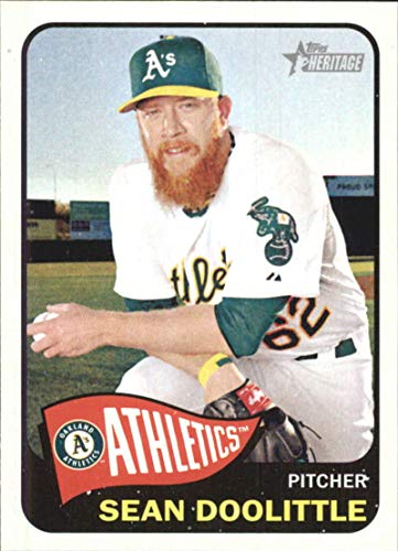 2014 Topps Heritage Factory High Numbers #H524 Sean Doolittle Oakland Athletics MLB Baseball Card NM-MT