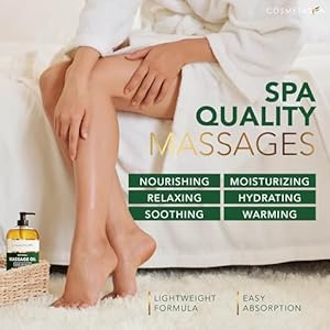 Cosmetasa massage oil for sore muscles with roller ball soothes joints muscles with arnica lavender oil peppermint oil chamomile extract unisex  urban country home decor