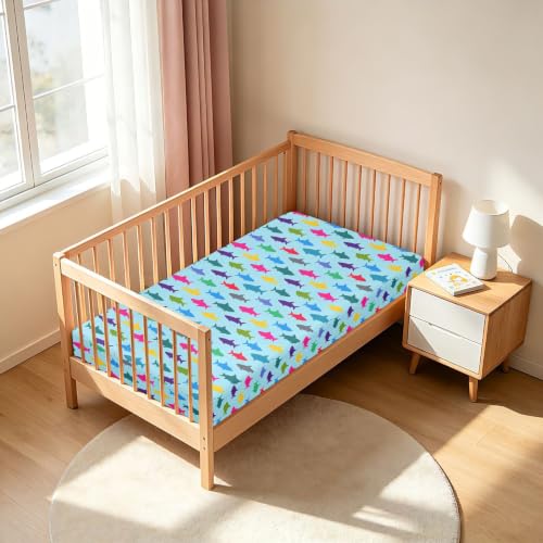 Drap de berceau imperméable bleu pour protéger le lit de bébé fille - 7