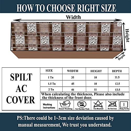Image of Polycarbonate Water & Dustproof Split Ac Cover for Lloyd 1 Ton 3 Star Ls12b32mx, Beige (Color03)
