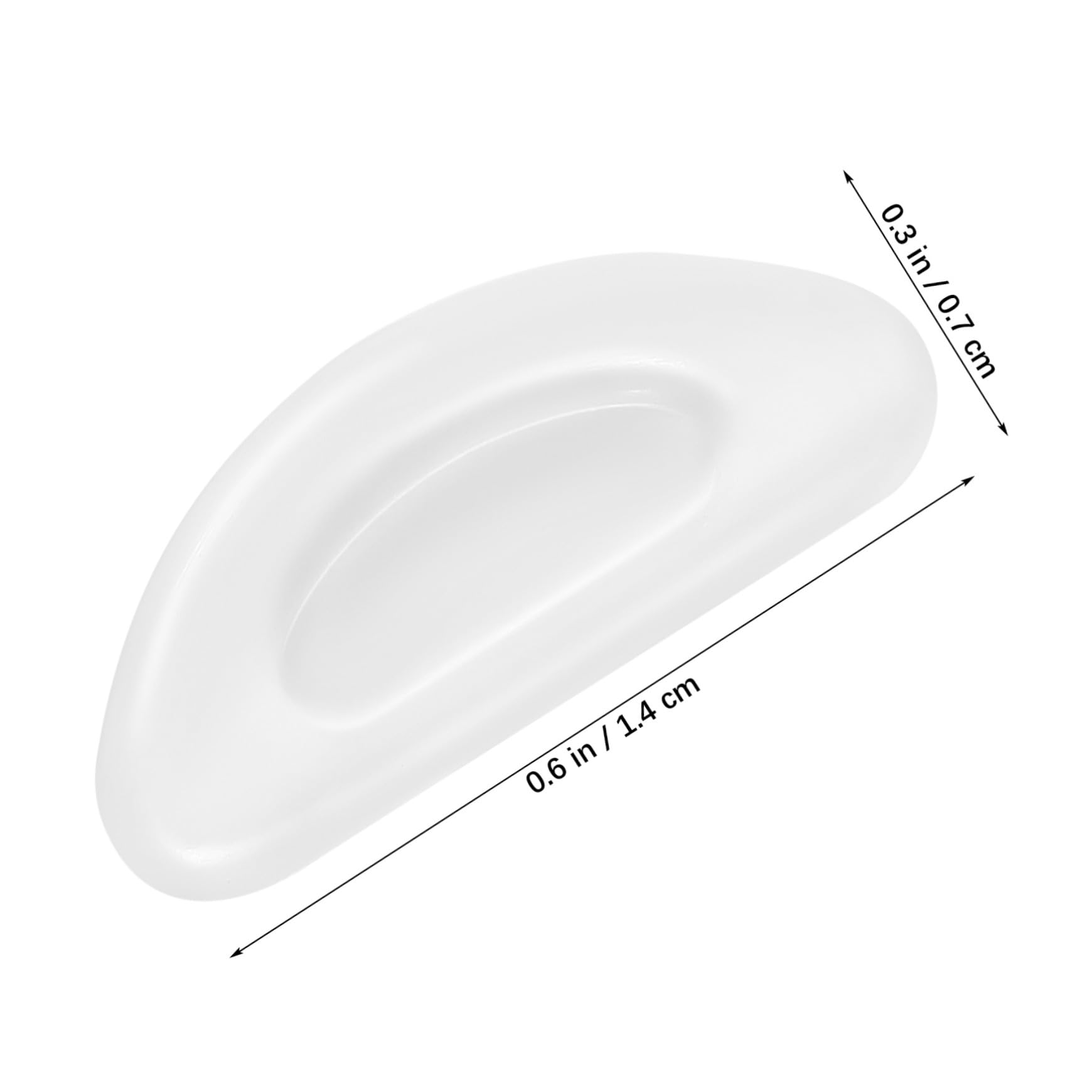 GALPADA Naselli per Occhiali Antiscivolo in Silicone Bianco, Set da 5 Paia, Protezione Nasale Confortevole per Occhiali da Vista e Sole