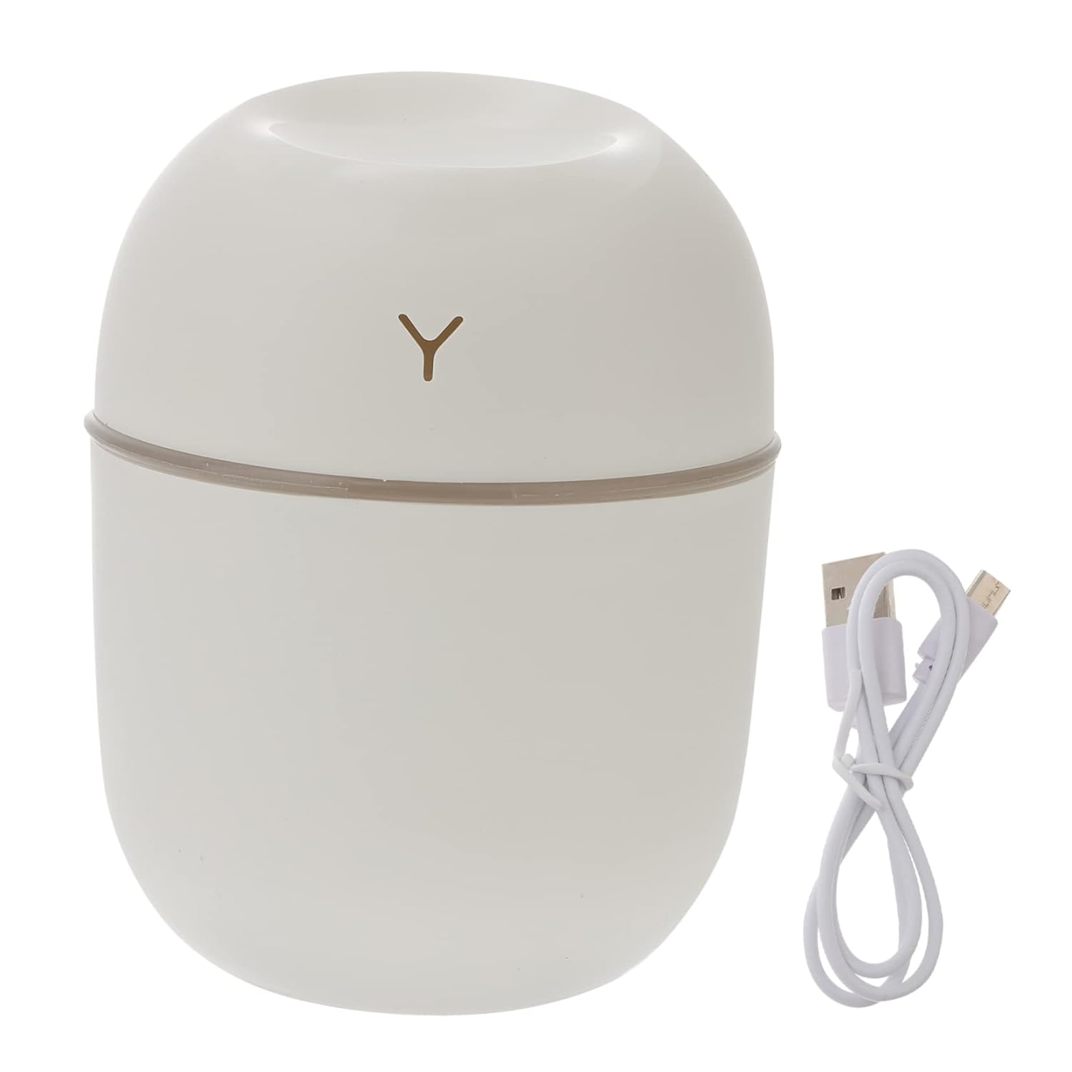 VICASKY USB Mini Portable Humidifier Silent Ultrasonic Air Humidifier for Home Desktop 300ml Capacity USB Powered for Travel