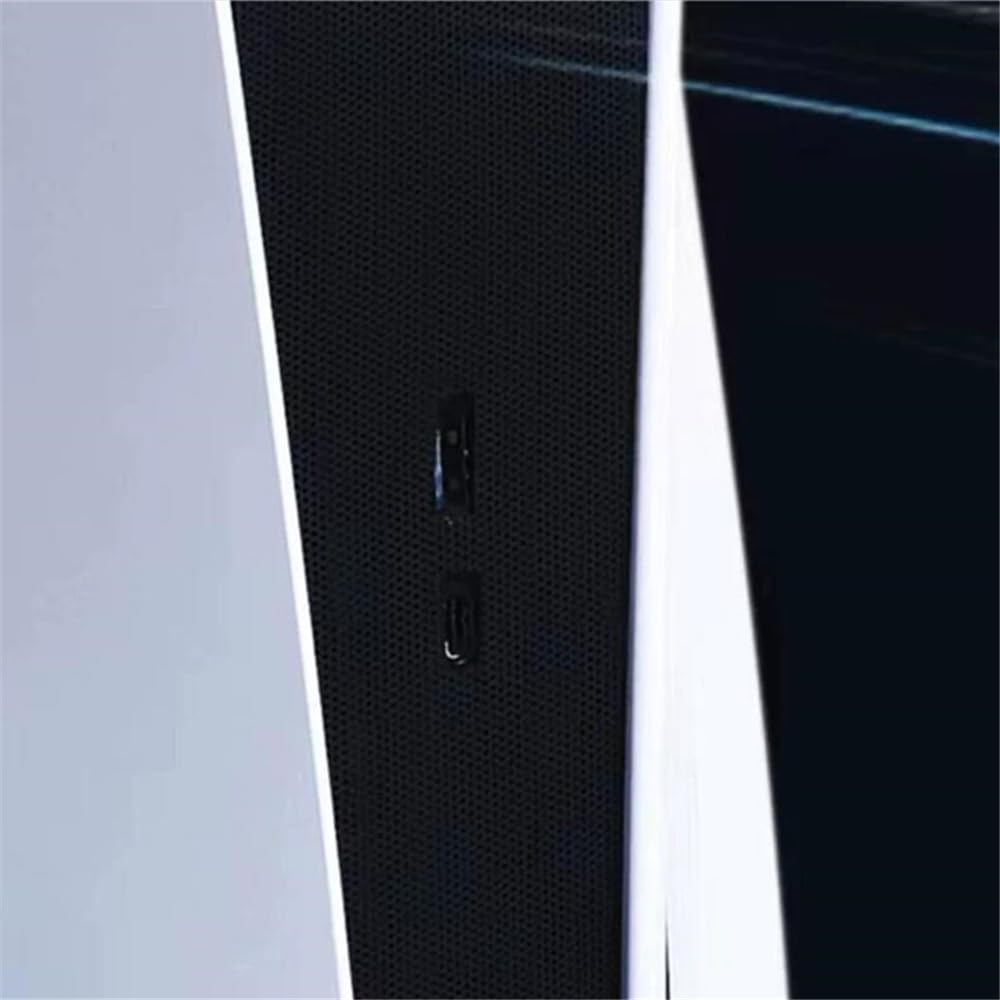 Cubierta antipolvo para consola PS5, para filtro de polvo para Playstation 5, anti pelo de mascotas, red de malla protectora, rejillas de ventilación a prueba de suciedad, cubierta central del