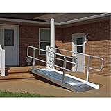 Solid Ramp with Handrails Size: 84