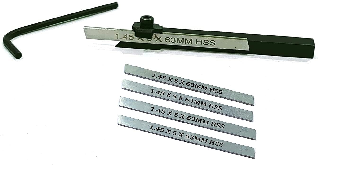 Mini portaherramientas de corte Unimat Seig Emco Proxxon Grizzly vástago 6 mm 4 cuchillas