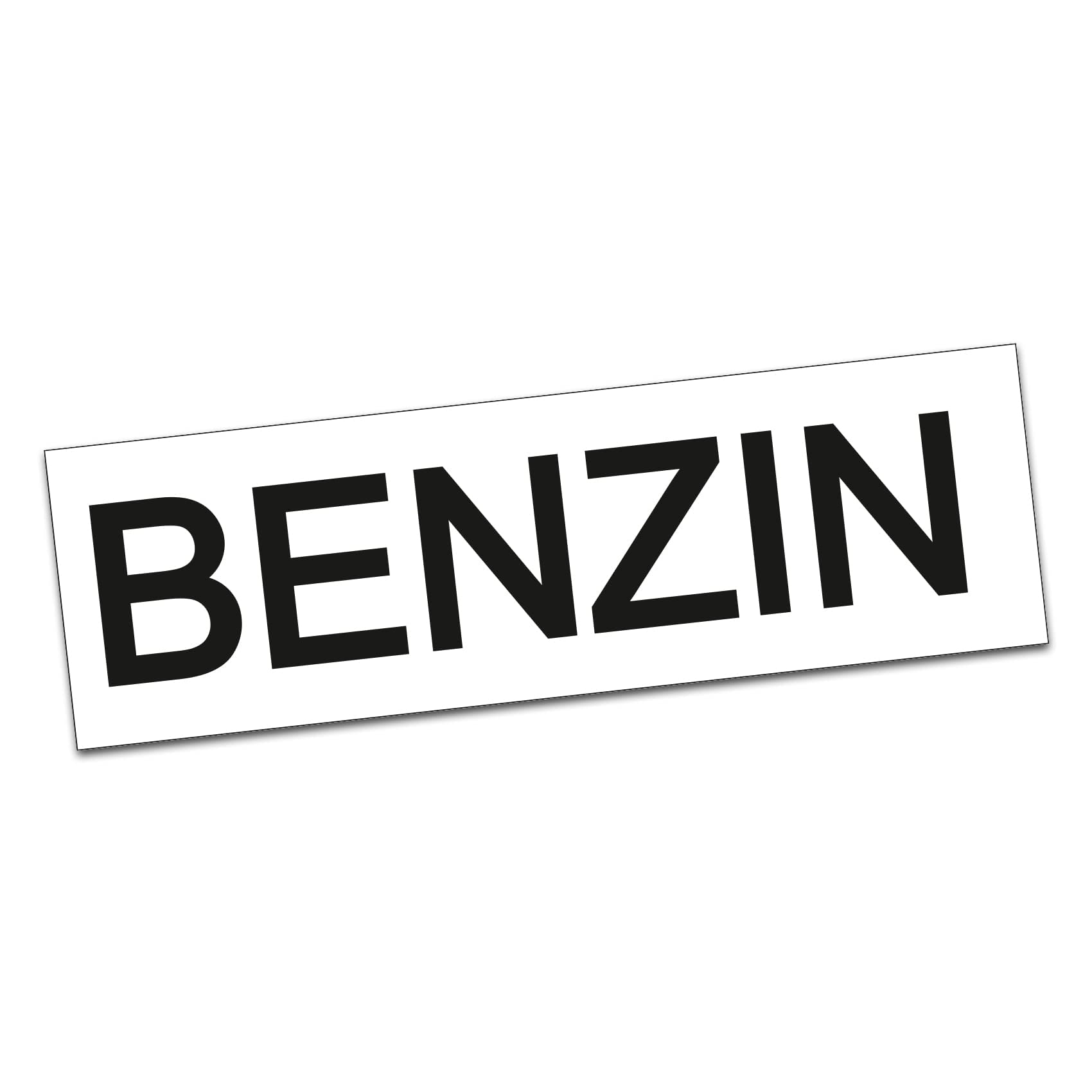 Finest Folia 10 x naklejka na korek paliwa, wskazówka dotycząca paliwa, AdBlue, mieszanka benzyny, oleju napędowego, wody, Super (R022-02 benzyna)