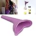 Travel Urinal for Women, New Female Women Travel Camping Toilet Accessories Outdoor Portable Urinal Funnel (Purple)