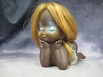 Amazon.co.jp: Soft Vinyl Girl Doll Black Crock Blonde Nude Cute Sexy