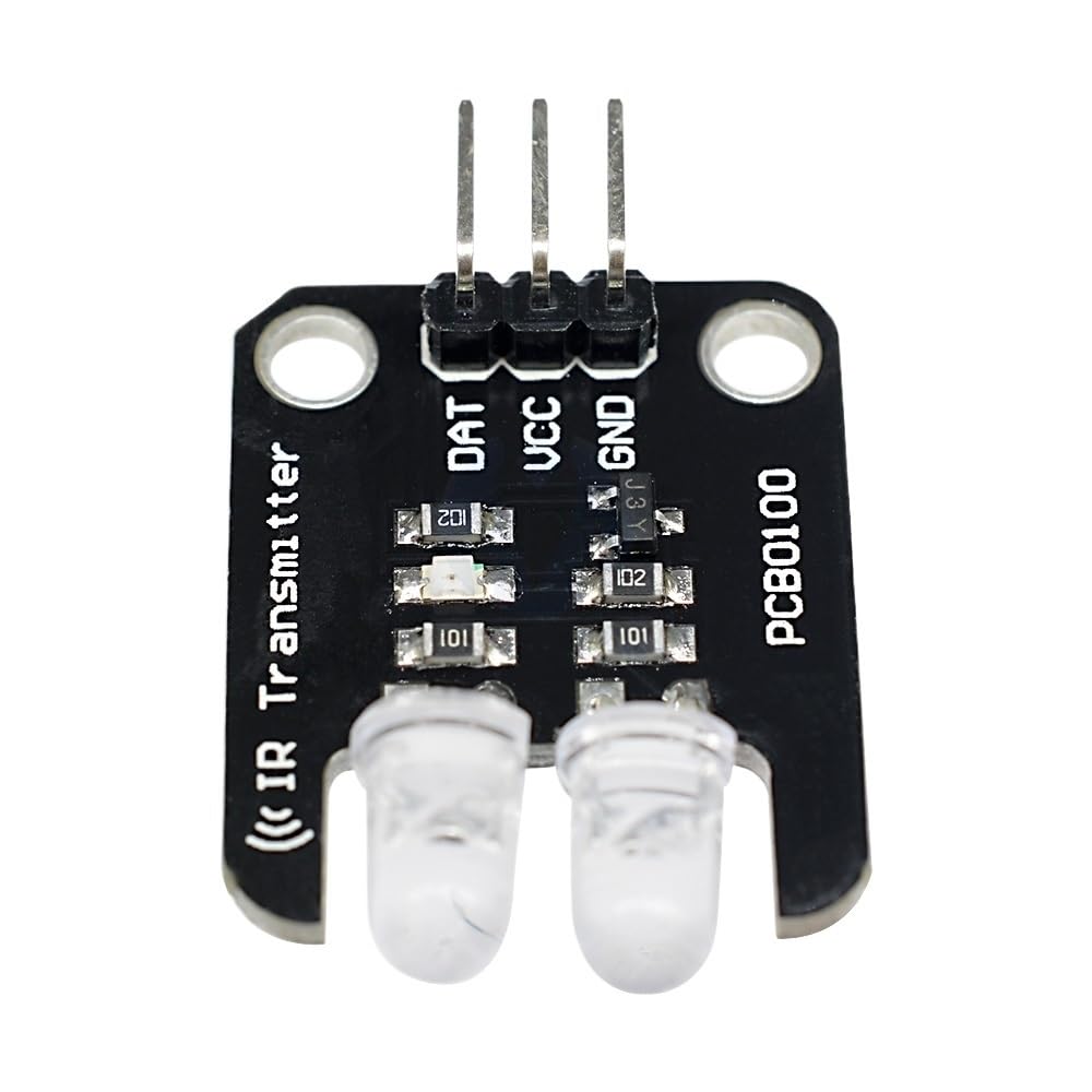 Blocs de construction électroniques à 2 canaux Module émetteur infrarouge bidirectionnel Transmetteur IR for carte Arduino 2CH
