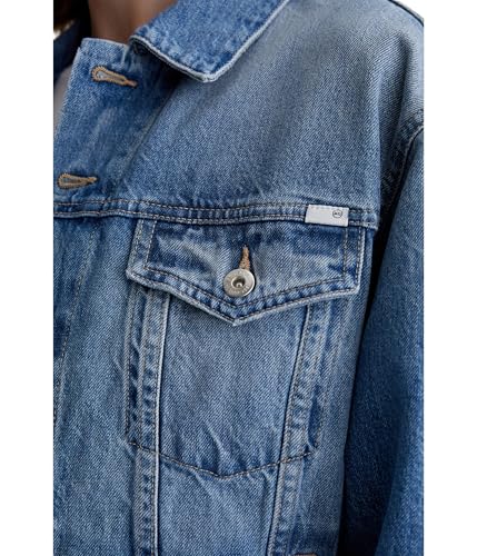 AG, Women's, Ramie Oversized Trucker Jacket, Stockholm, X-Small3
