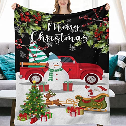 Plaid Noël doux et chaud motif sapin pour vos soirées cocooning au coin du feu - 8