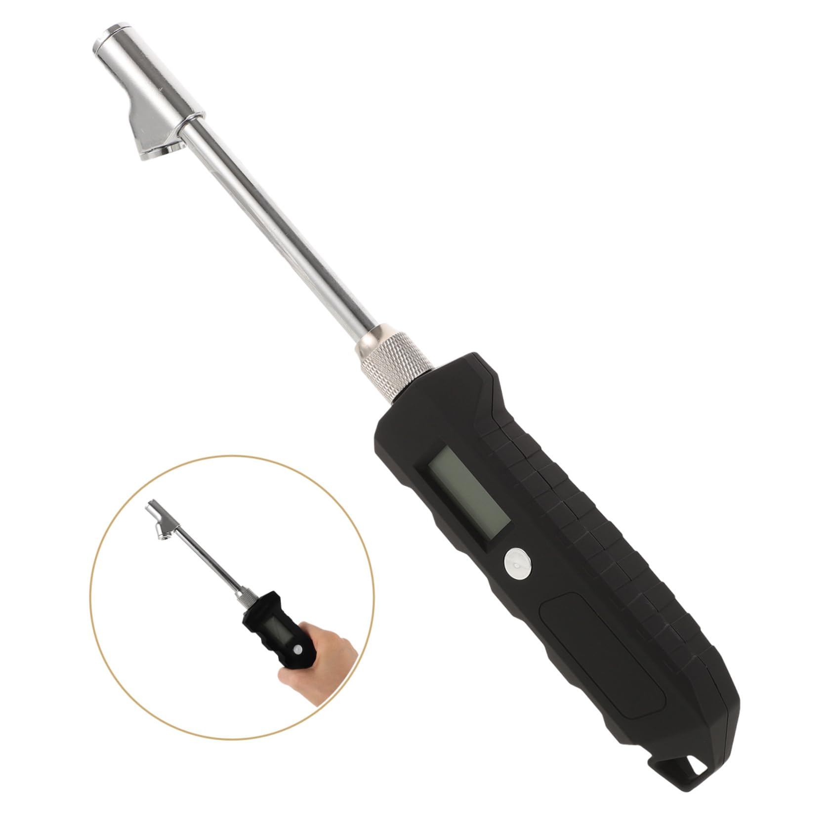 Mobestech 5piezas Medidor Digital De Presión De Neumáticos De Alta Precisión Herramienta Portátil Para Medición De Presión De Neumáticos De Camiones y Vehículos