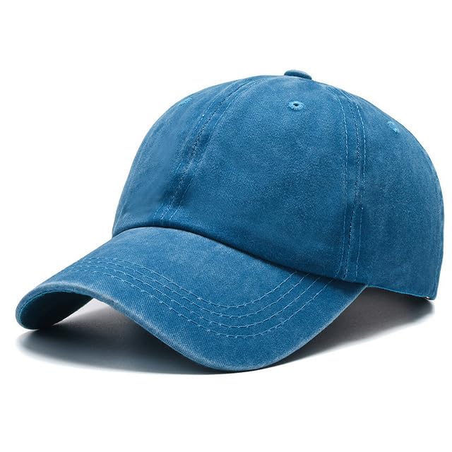 Image of Baseball Cap Unisex Vintage Washed Distressed Cap,Retro Adjustable Dad Hats,Baseball Hat for Men Women