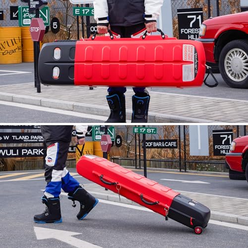 XCMAN Ski Case for Air Travel Hard Storage Portable Cart Case Suitable for Snowboards,Fishing Rods, Water skis,Spearfishing 124L by XCMAN - Image 5