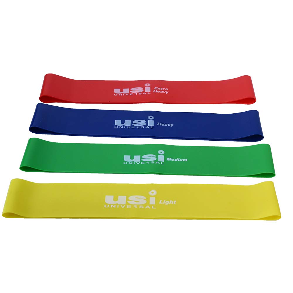 Usi Universal Mini Latex Loops Thin, MLX Resistance Bands For Working Out, Exercise Bands For Women And Men, Great For Physical Therapy Bands, Exercise Bands For Legs, 4 Pcs Extra Wide Fitness Bands (B07P8DL6W8) Amazon Price History, Amazon Price Tracker