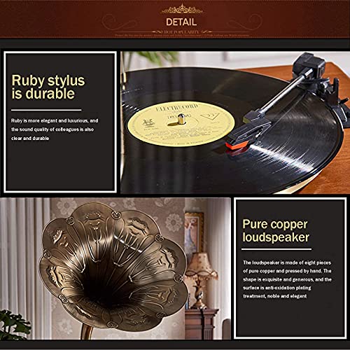 SXLCKJ Tourne-Disque rétro Gramophone avec Haut-parleurs sans Fil, Tourne-Disque Vintage, Lecteur/Radio FM (Tourne… - Les Beatles, Paul McCartney, John Lennon, RIngo Starr, George Harrison SXLCKJ Tourne-Disque rétro Gramophone avec Haut-parleurs sans Fil, Tourne-Disque Vintage, Lecteur/Radio FM (Tourne… – Image 6