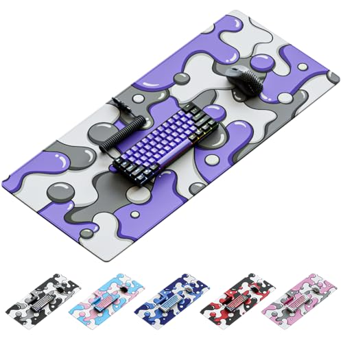 マウスパッド 大理石柄 パープル 紫 Amazon.co.jp：Britown Painting ゴールデンパープル大理石 大型