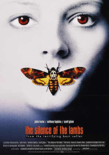 Coolprintsuk Silence Of The Lambs Poster Borderless Vibrant Premium Movie Poster Various Sizes (A1 Size 33.1 X 23.4 Inch / 841 X 594 Mm)