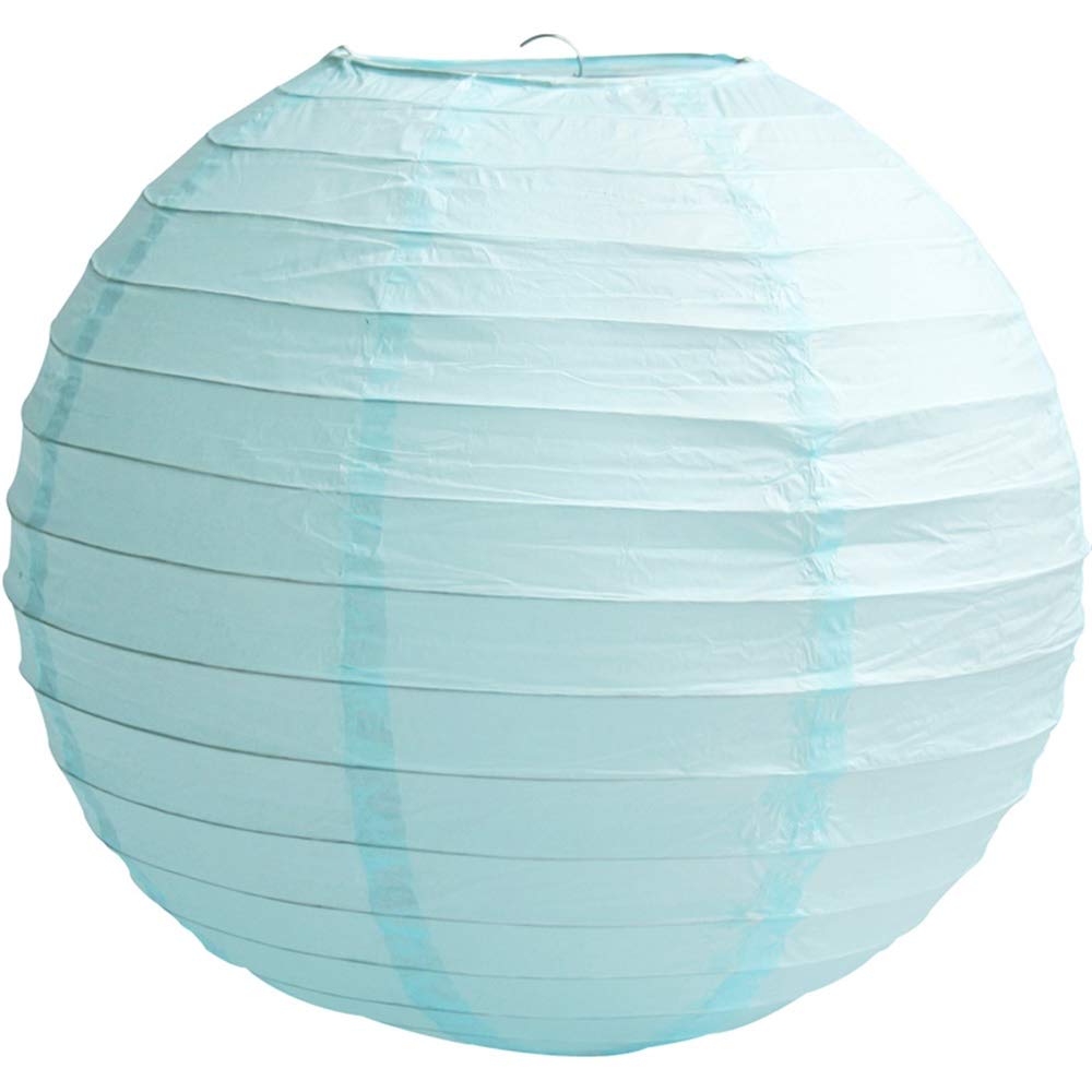 Time to Sparkle Tissue Paper Round Lanterns LampShade Lamp Shade Wedding Birthday Party Decoration | Light Pink, 8"(20cm) | — view 35