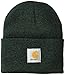 Produktbild Carhartt Herren Knit Cuffed Beanie Winter-Hut, Hunter Grün/Schwarz, Einheitsgröße