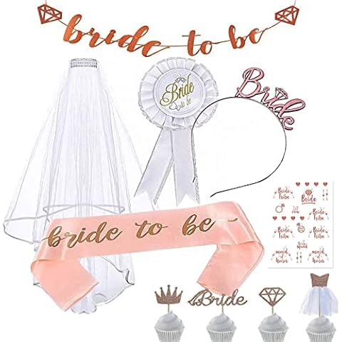 DIXIUZA 10 Pcs Hen Party Decoration Set Cover