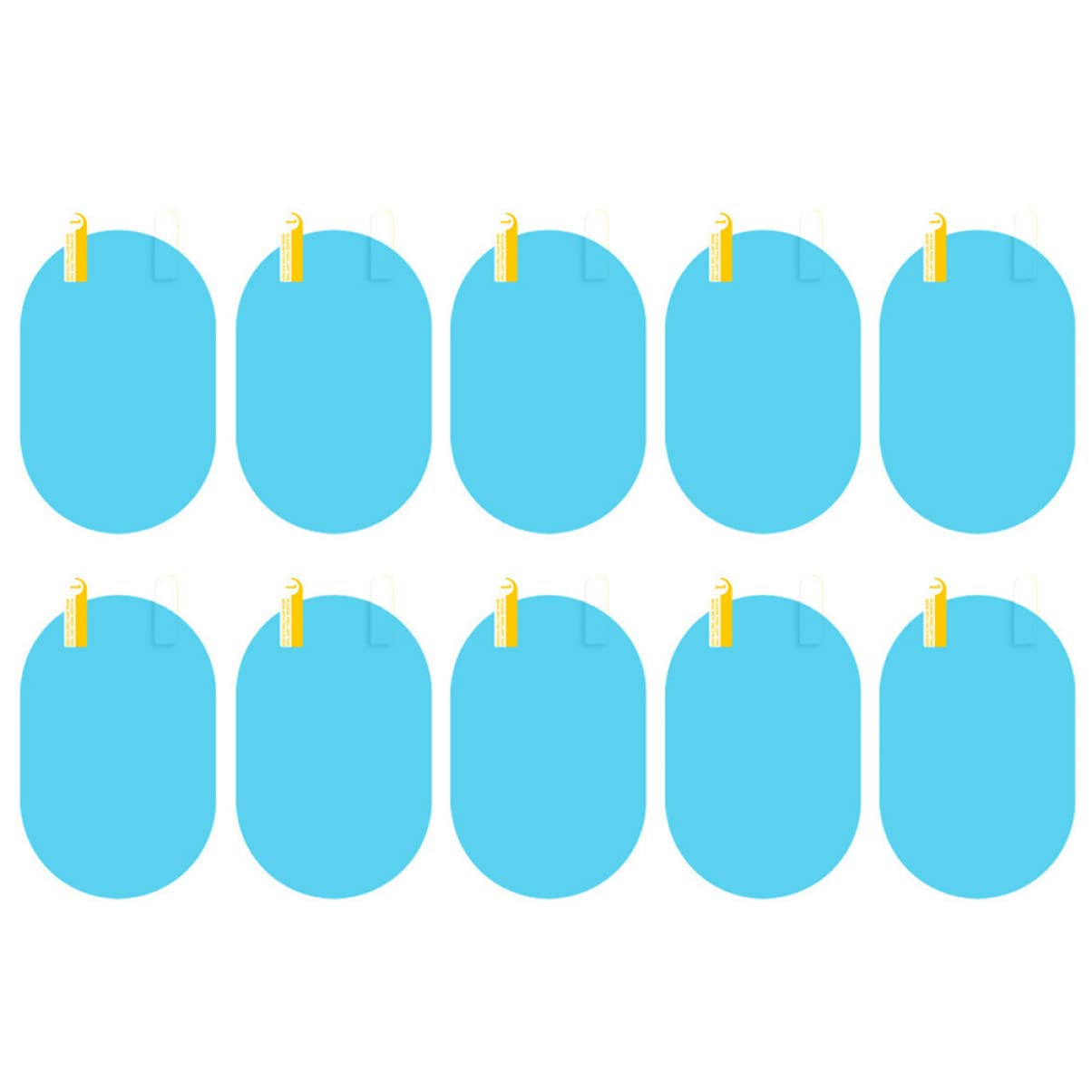 CIYODO 5 Pairs Car Rearview Mirror Film Rainproof Adhesive for Clearer Vision Fog