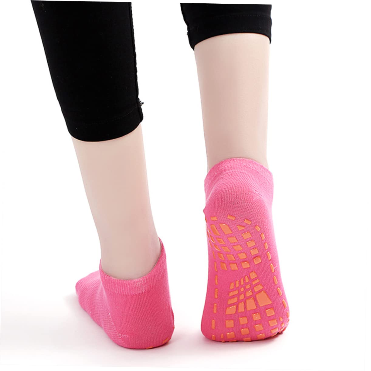 PACKOVE 20 Paar Gummi-Bodensocken Krankenhaussocken Erwachsene Sport Barre- Atmungsaktive Kinder Baumwoll Yoga- Boden-Anti-Rutsch-