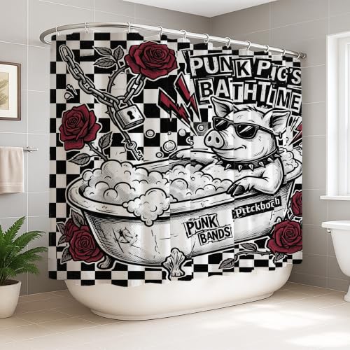 Rideau de douche extra large pour sublimer votre chambre d'amis - 2
