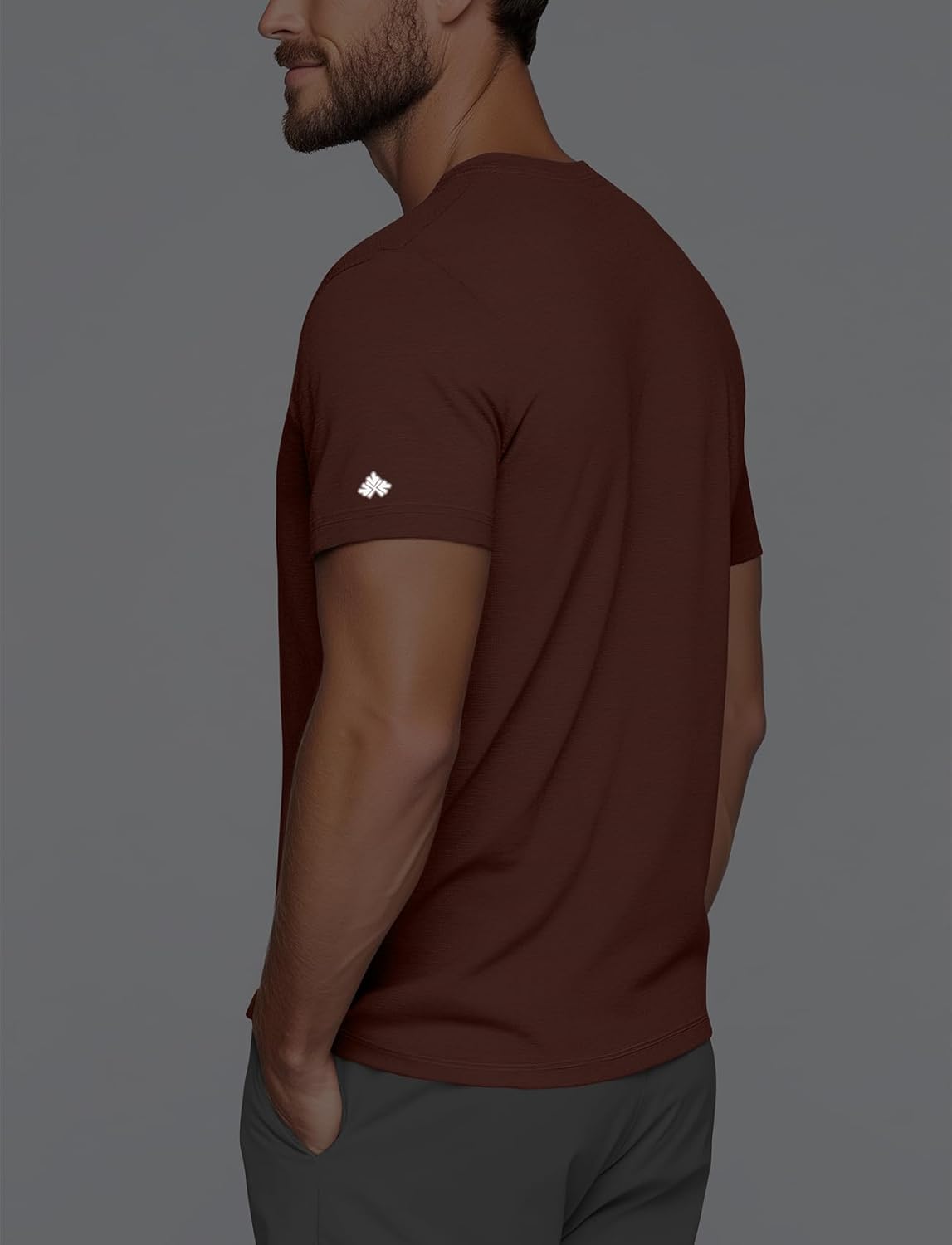 Zengjo Mens Athletic Shirts Moisture-Wicking Quick Dry Workout Tees Lightweight Crewneck T-Shirts for Running Gym Casual Work - Image 6