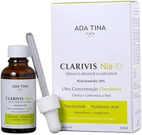 Sérum Clareador Concentrado Com Niacinamida Clarivis Nia 10 Acido Hialuronico Ada Tina Antimanchas Melasma