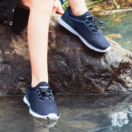 Image of DOUSSPRT Water Shoes for Kids Boys Girls Quick Dry Beach Sports Swim Pool Aqua Shoes for Toddler /Little Kid /Big Kid