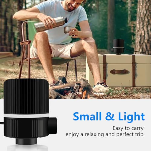 Elektrische Luftpumpe für Vakuumbeutel 2 in 1, mit 3 Düsen, 220-240 V, Aufblas- und Entlüftungspumpen für Camping im Freien, Luftmatratzenbetten, Boote, aufblasbare Kissen, Sofas, Schwimmhilfen