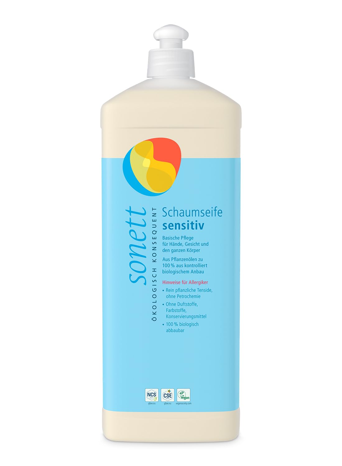 Sonett Schaumseife sensitiv, 1 Liter