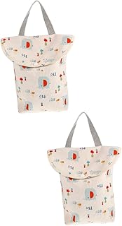 ibasenice 2 Pçs Saco De Armazenamento De Fraldas Saco De Viagem Saco De Fraldas Do Bebê Bolsa Organizador Inserções Grande Saco Molhado Organizador De Armazenamento De Fraldas Saco De