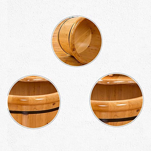Masajeador y Spa de Pies de Madera Sólida con Tapa miniatura 3